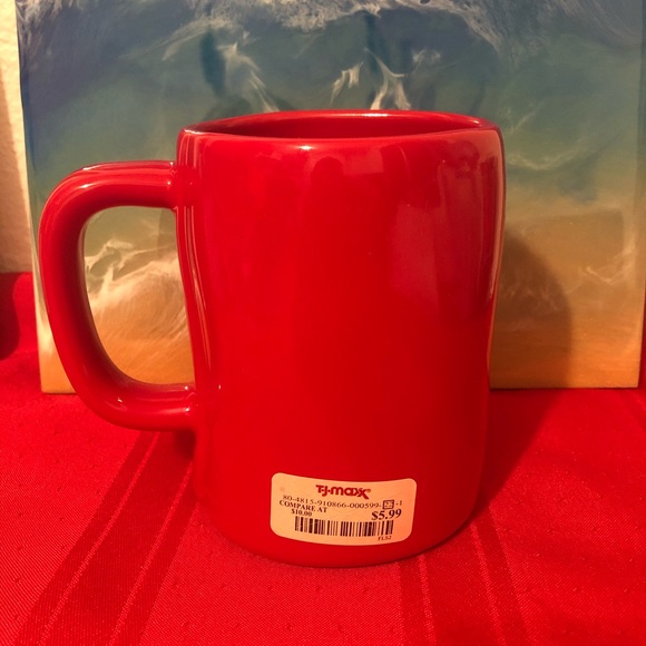 NWT Rae Dunn Red CHEER mug - Picture 2 of 4